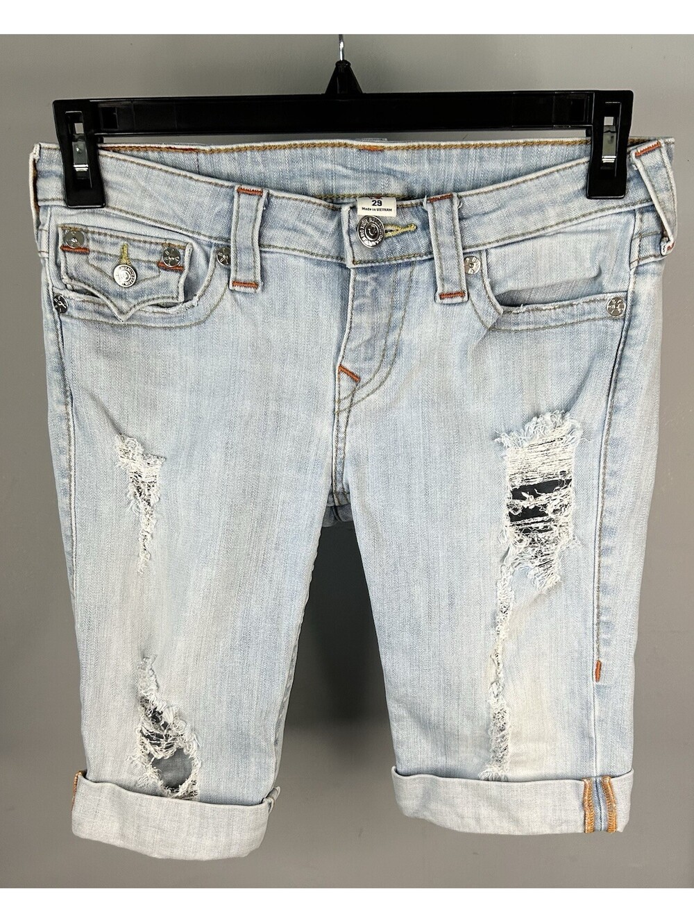 True Religion Knee Length Shorts Women’s Size 29 30x11